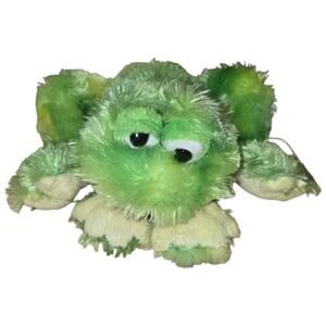 Ganz Webkinz Tie Die Frog Plush Y2k Vintage Green